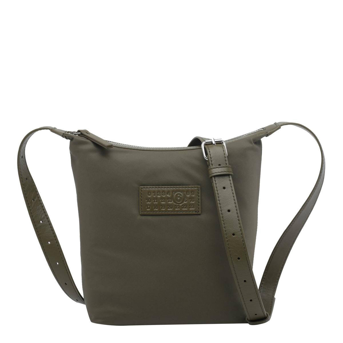 Maison Margiela Leather Shoulder Crossbody Bag Tan