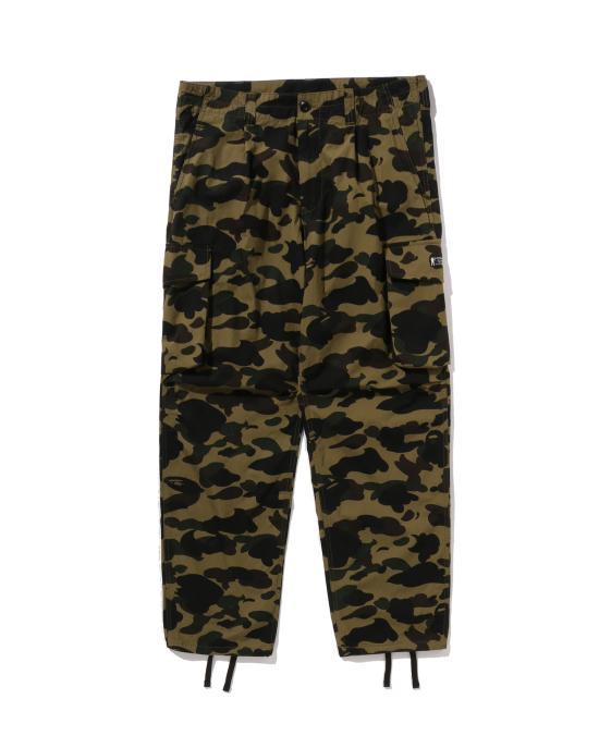 BAPE Straight Pants Green Classic Trousers Men 0ZXPTM008521 PGRX