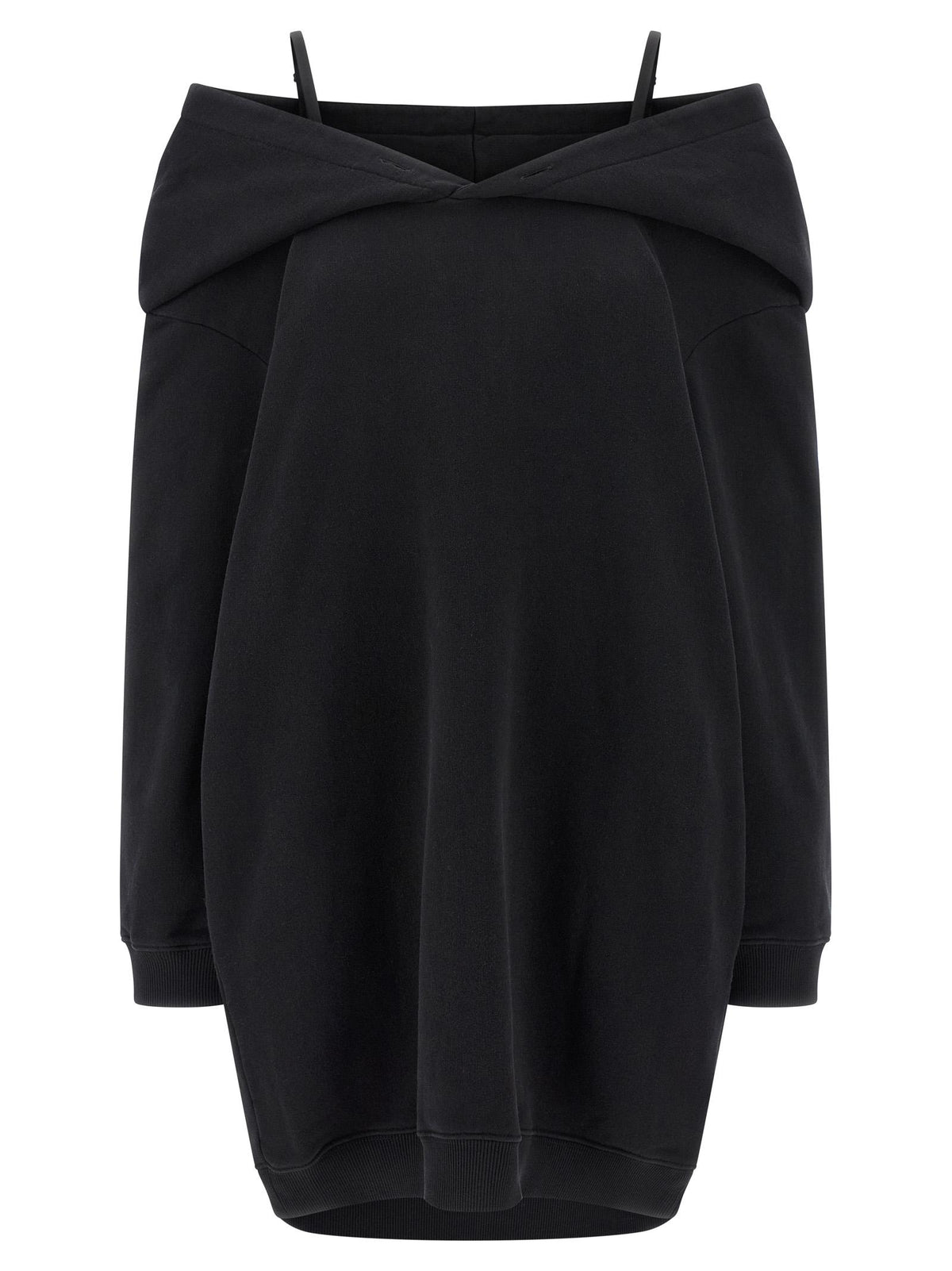 Maison Margiela Black Long Sleeve Short Dress