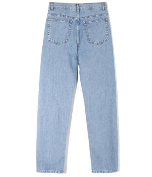 A.P.C. Blue Denim Jeans Women’s Straight-Leg Pants COGELF09081 IAB