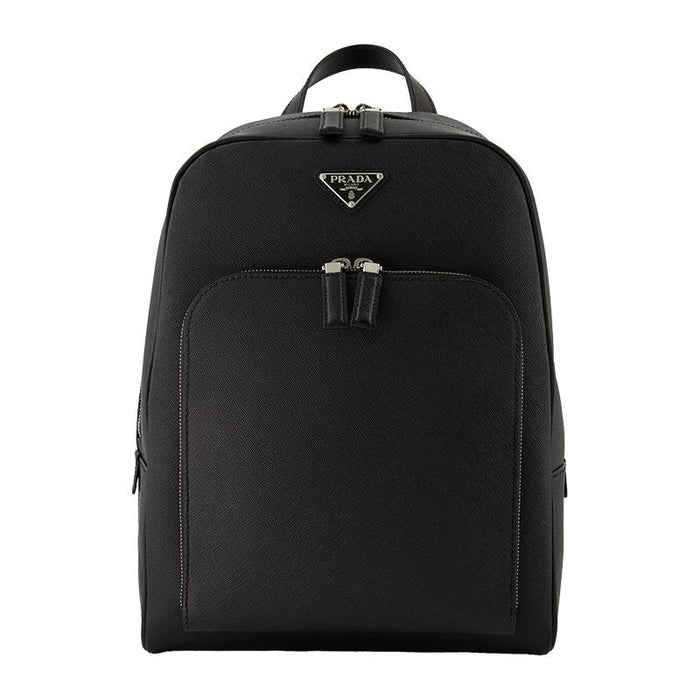 PRADA Saffiano Leather Black Backpack