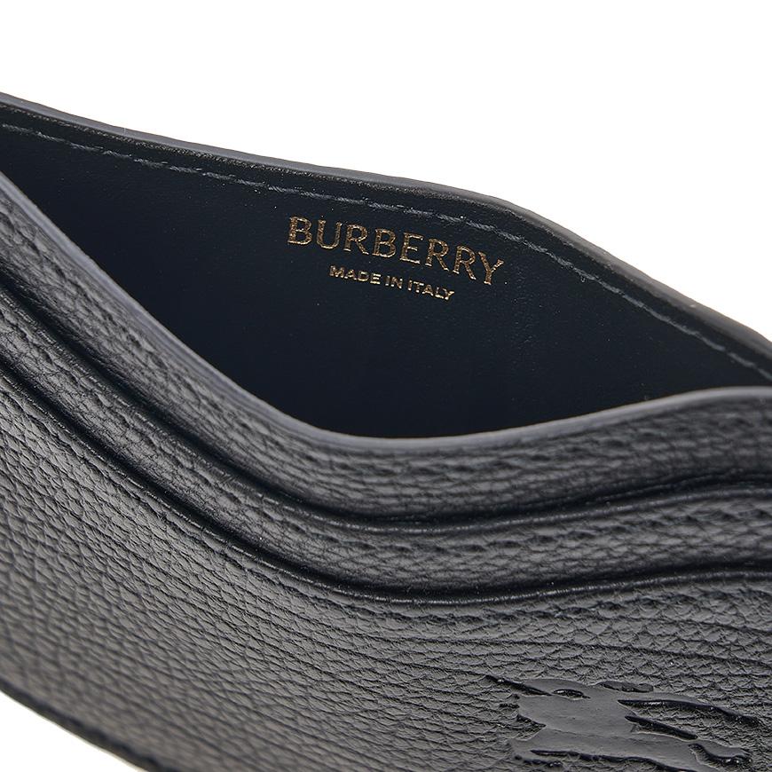 BURBERRY Rocking Horse Leather Card Case Wallet for Women