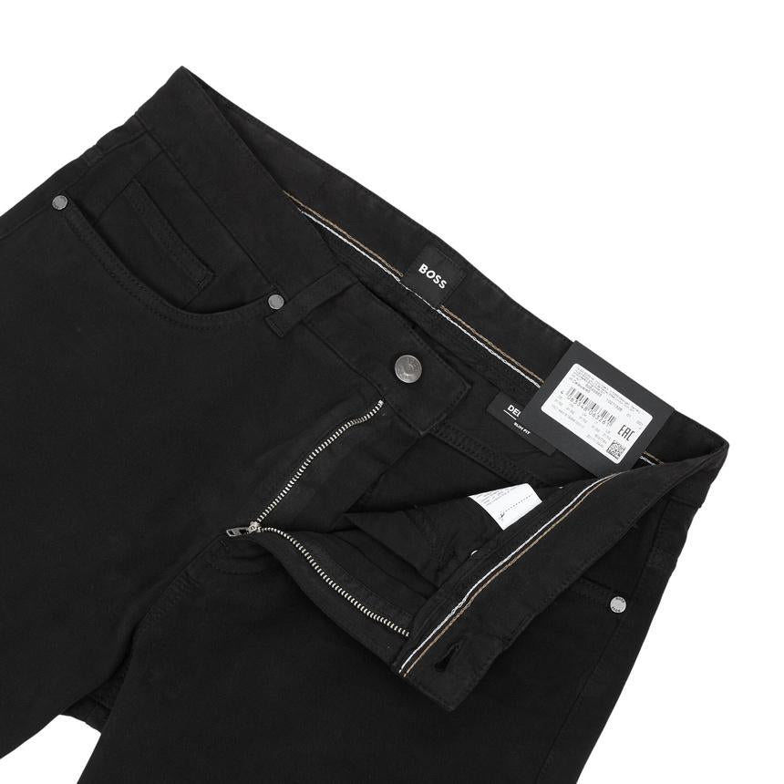 HUGO BOSS Men’s Straight-Leg Classic Pants Black