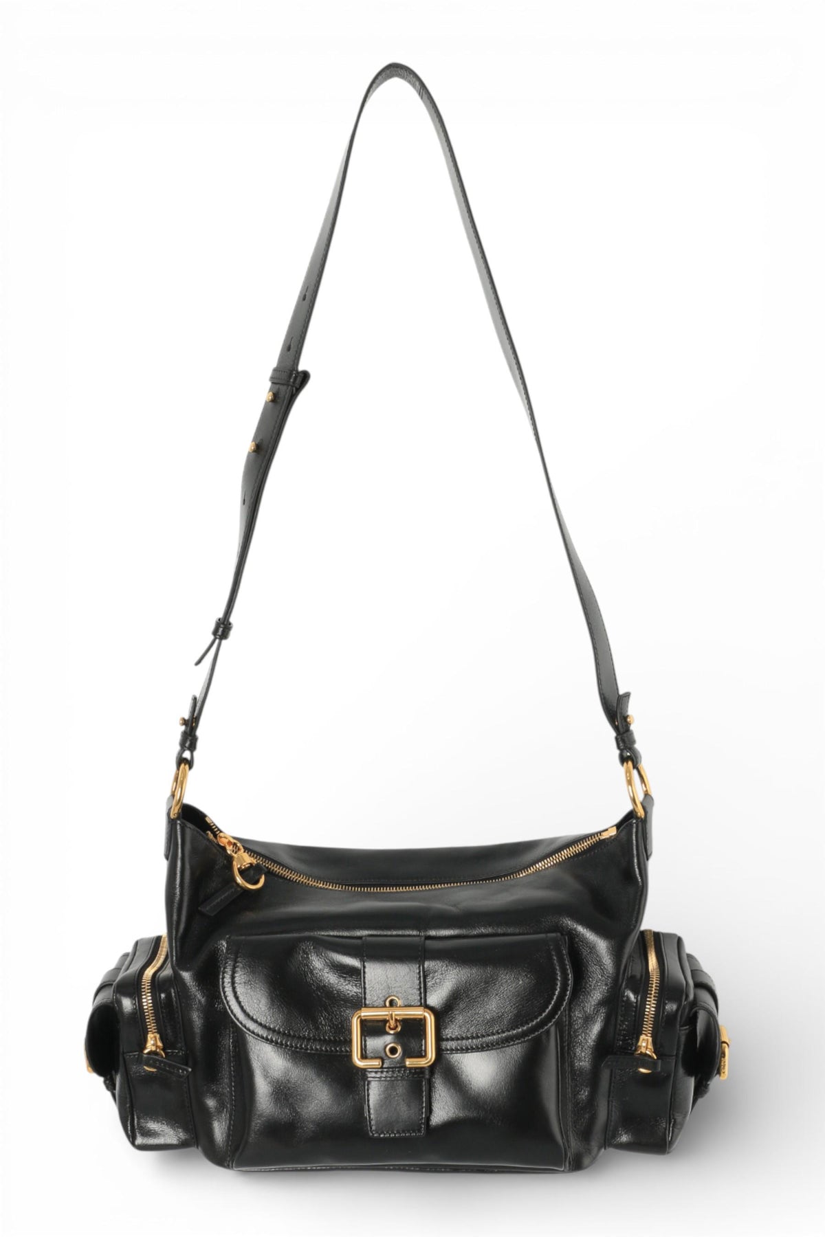 Chloe Medium Double Carry Camera Bag Black CHC24AS533N83 001