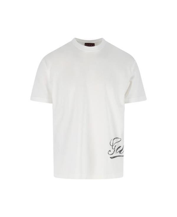 GUCCI Print Cotton Jersey T-Shirt
