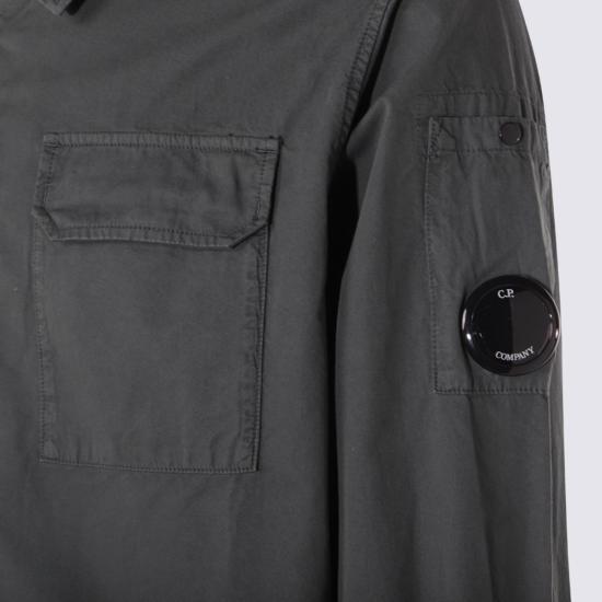 CP Company Dark Shadow Nylon Zip Jacket for Men 19CMOS705 A110143 G978