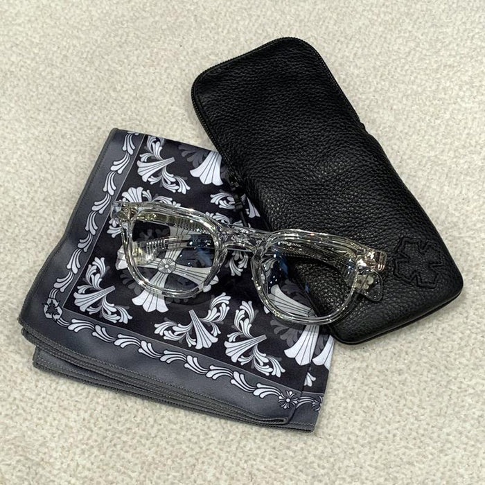 Chrome Hearts Crystal Clear 49mm Unisex Eyeglasses