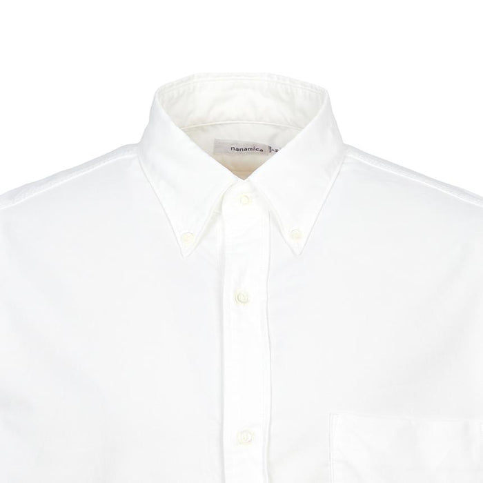 nanamica White Long Sleeve Shirt for Men