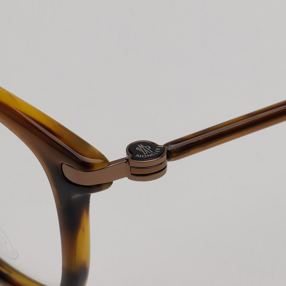 Moncler Tortoise Square Acetate Eyeglass Frames Unisex ML5045 052