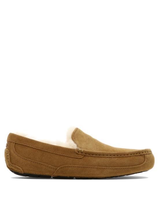 Ugg Chestnut Ascot Suede Slippers Loafers for Men