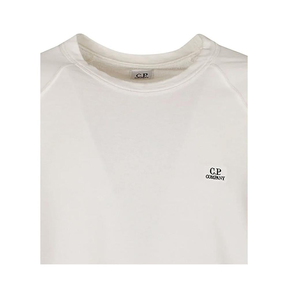 CP Company Logo Embroidered Short Sleeve T-Shirt White Men