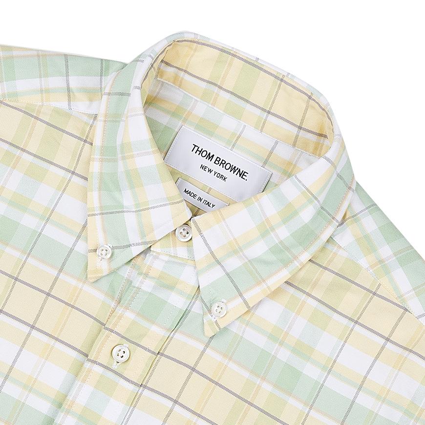 THOM BROWNE Oxford Armband Long Sleeve Shirt Navy Men