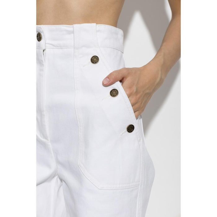 Max Mara Cotton Denim Pants for Women