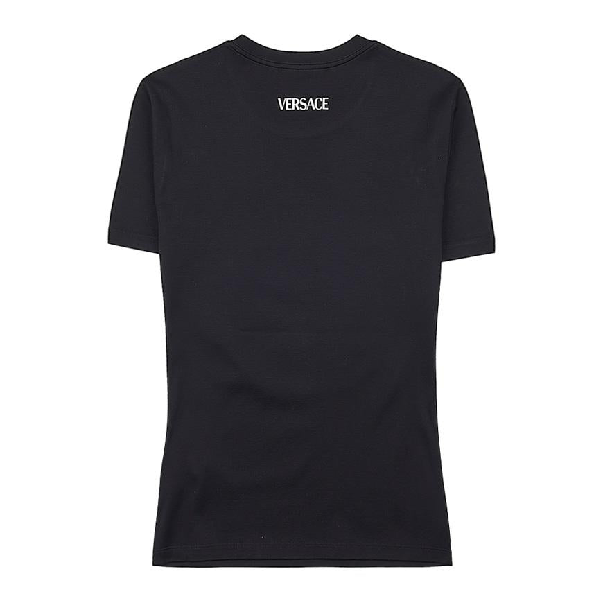 Versace Medusa Crystal Logo Women's T-Shirt 1009200 1A04550 1B000