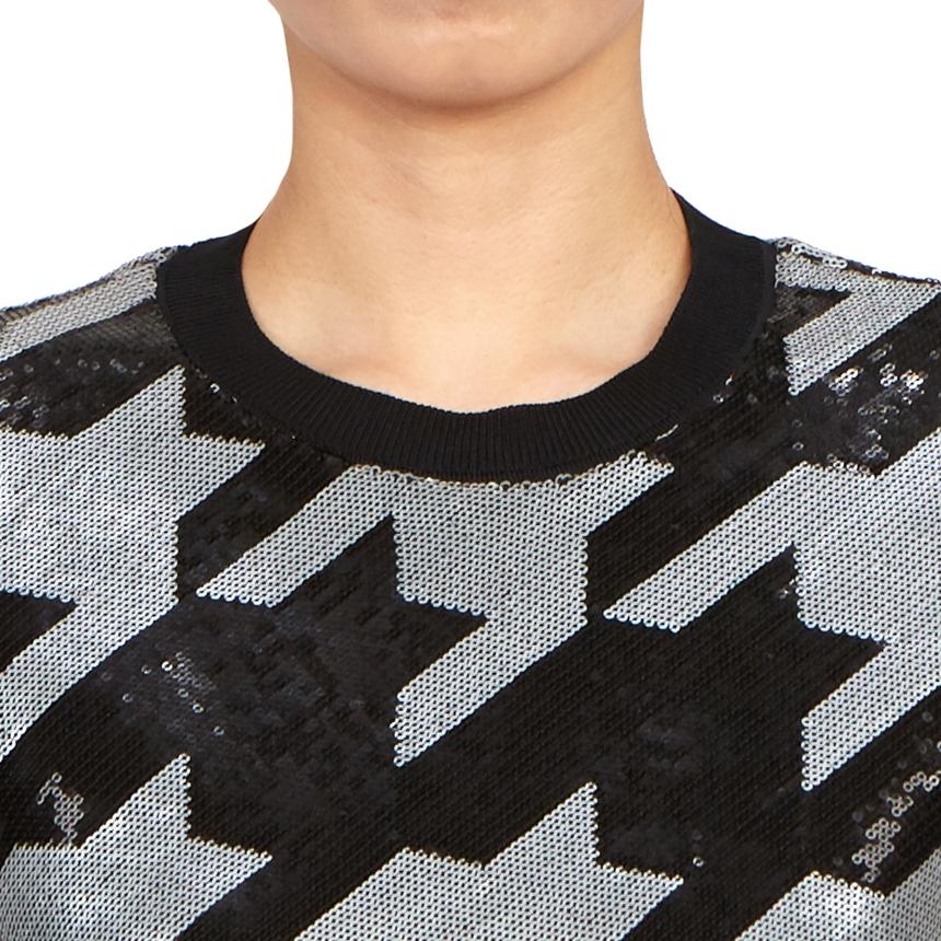 ALLSAINTS Black White Juella Toni Women’s Mini Dress