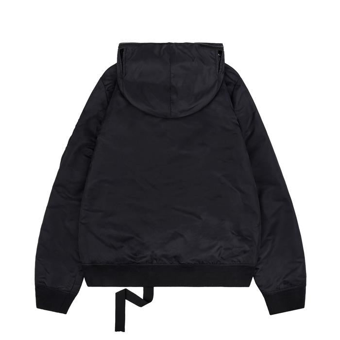 Rick Owens Darkshadow Gimp Eyelet Detail Hooded Jacket DU01D1772 BR 09