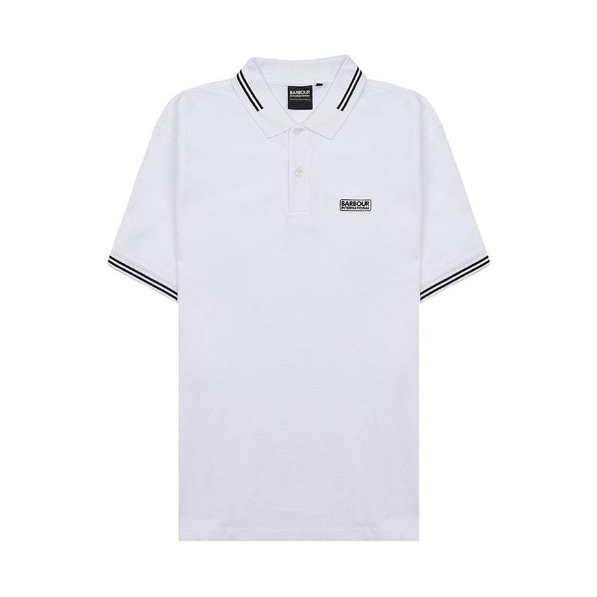 Barbour Men’s Essential Polo Short Sleeve T-Shirt White