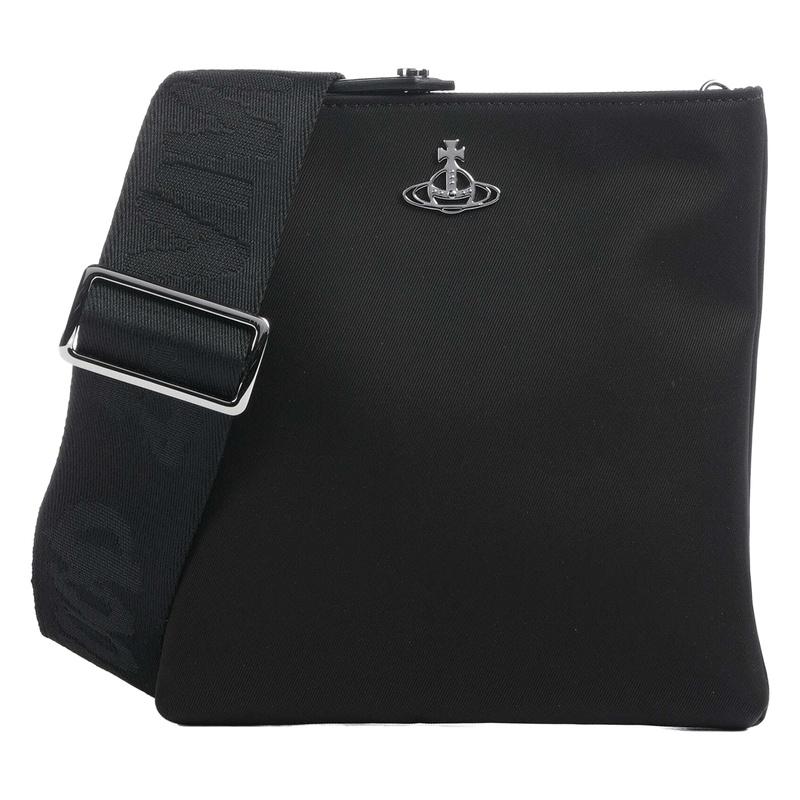 Vivienne Westwood Square Messenger Bag Black Crossbody