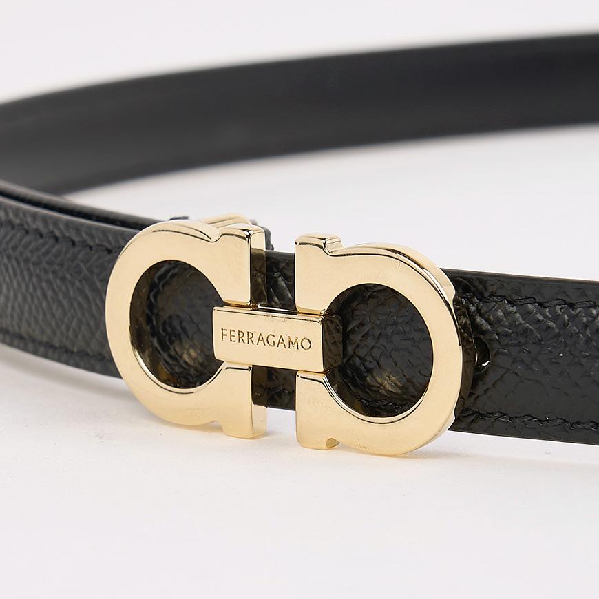 Ferragamo Women’s Gancini Belt B224 NERO 0675180