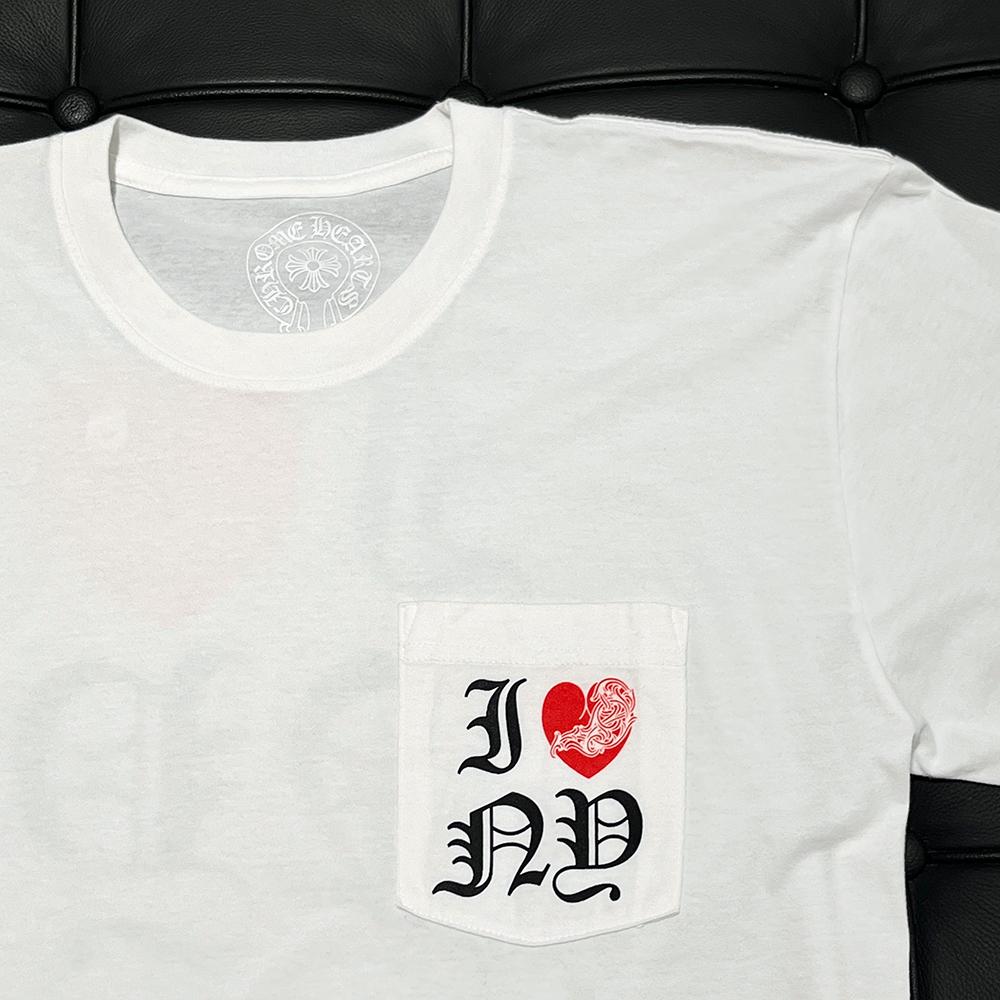 Chrome Hearts Love New York Long Sleeve T-Shirt White Unisex