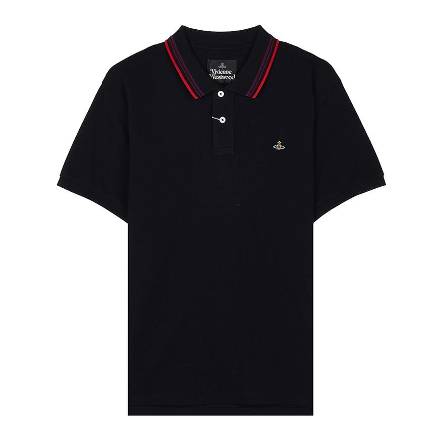 Vivienne Westwood Classic Cotton Polo Shirt Black Men’s