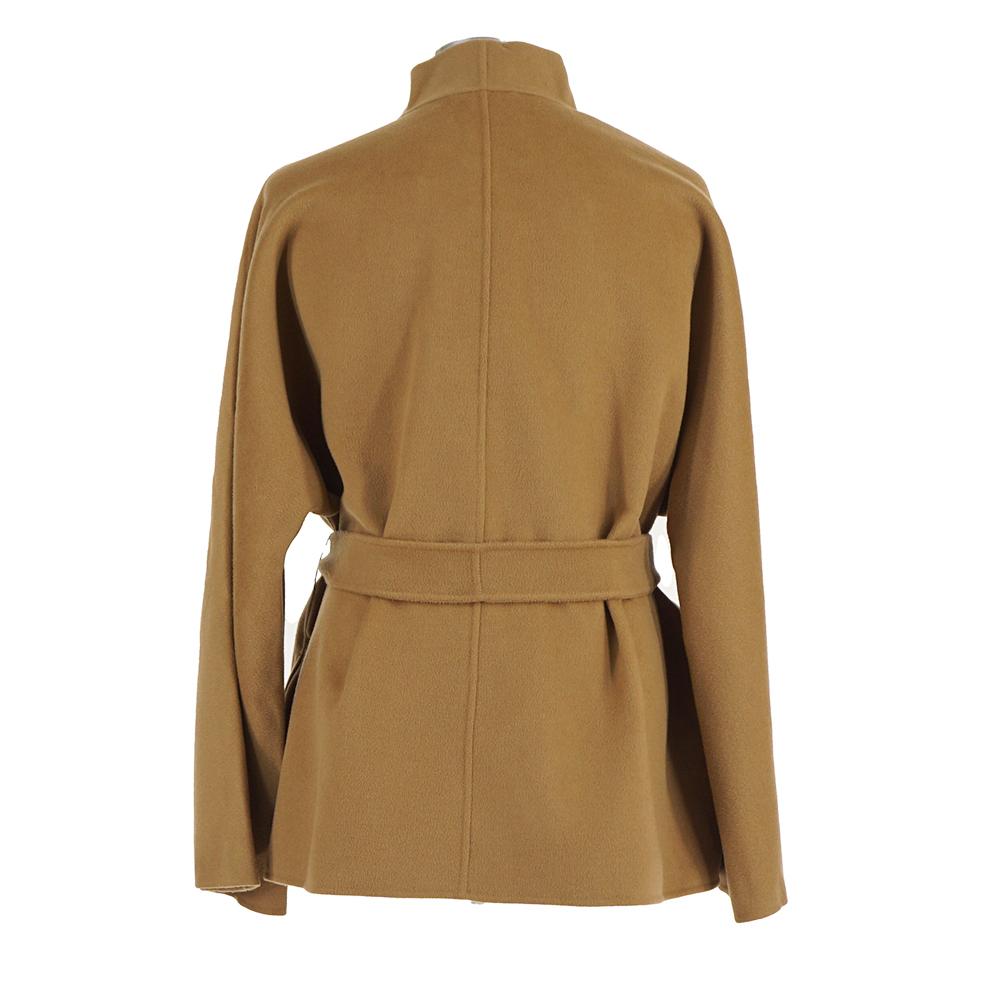 Max Mara Studio Forte Camel Wool Coat