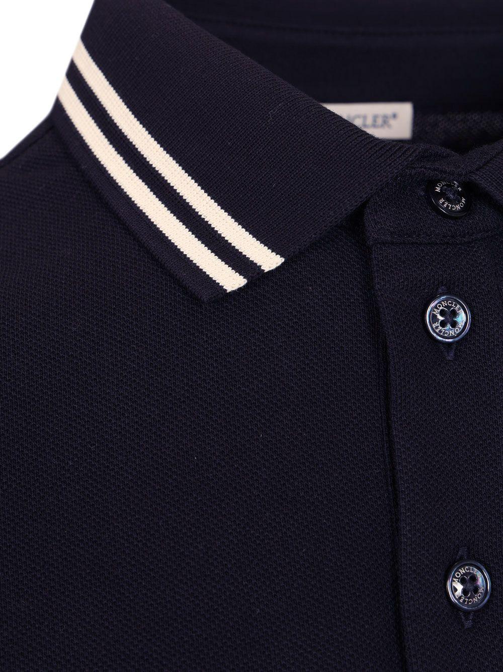 Moncler Cotton Short Sleeve Polo Shirt for Men