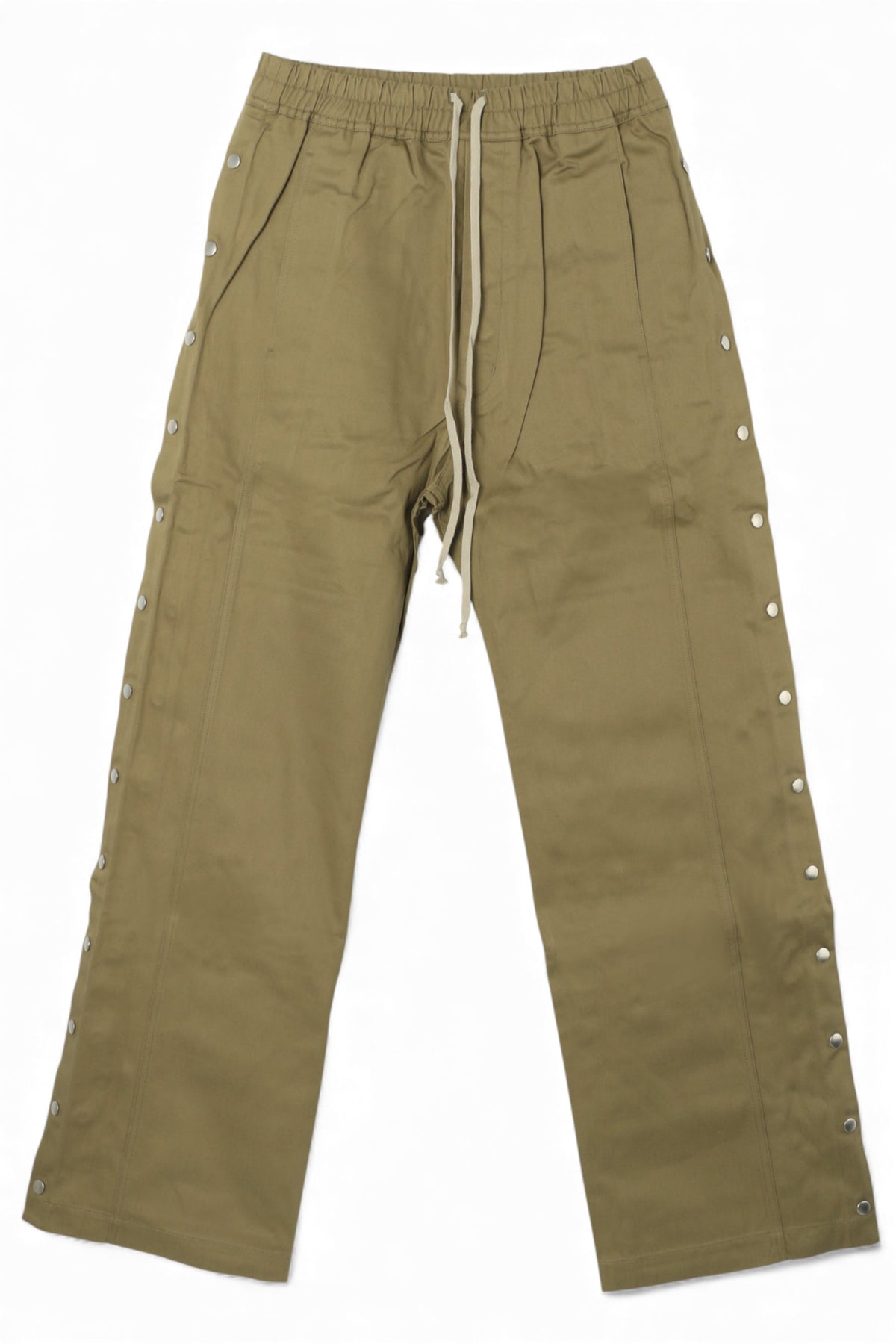 Rick Owens Men's Cotton Twill Jogger Pants Pale Green DU02C5393TW25