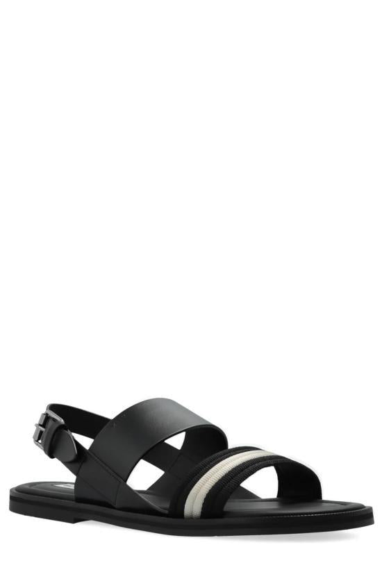 BALLY Leather Sandals Ivory Women’s Slides MSS04 IVT003