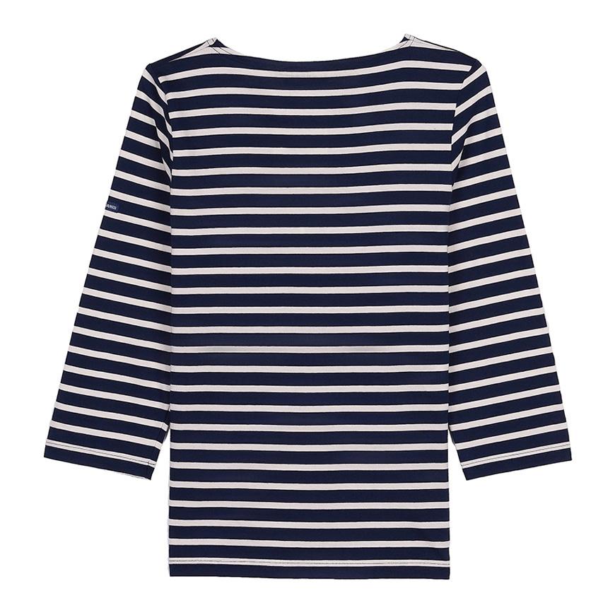 Saint James Women’s Galathee II Striped T-Shirt Marine/Ecru