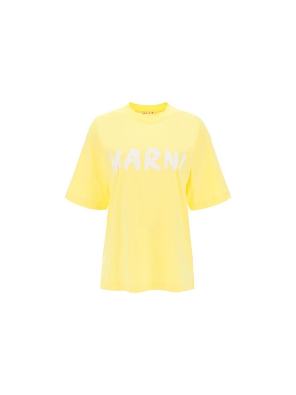 Marni Logo Cotton T-Shirt THJET49EPHU SCS11 L1Y20