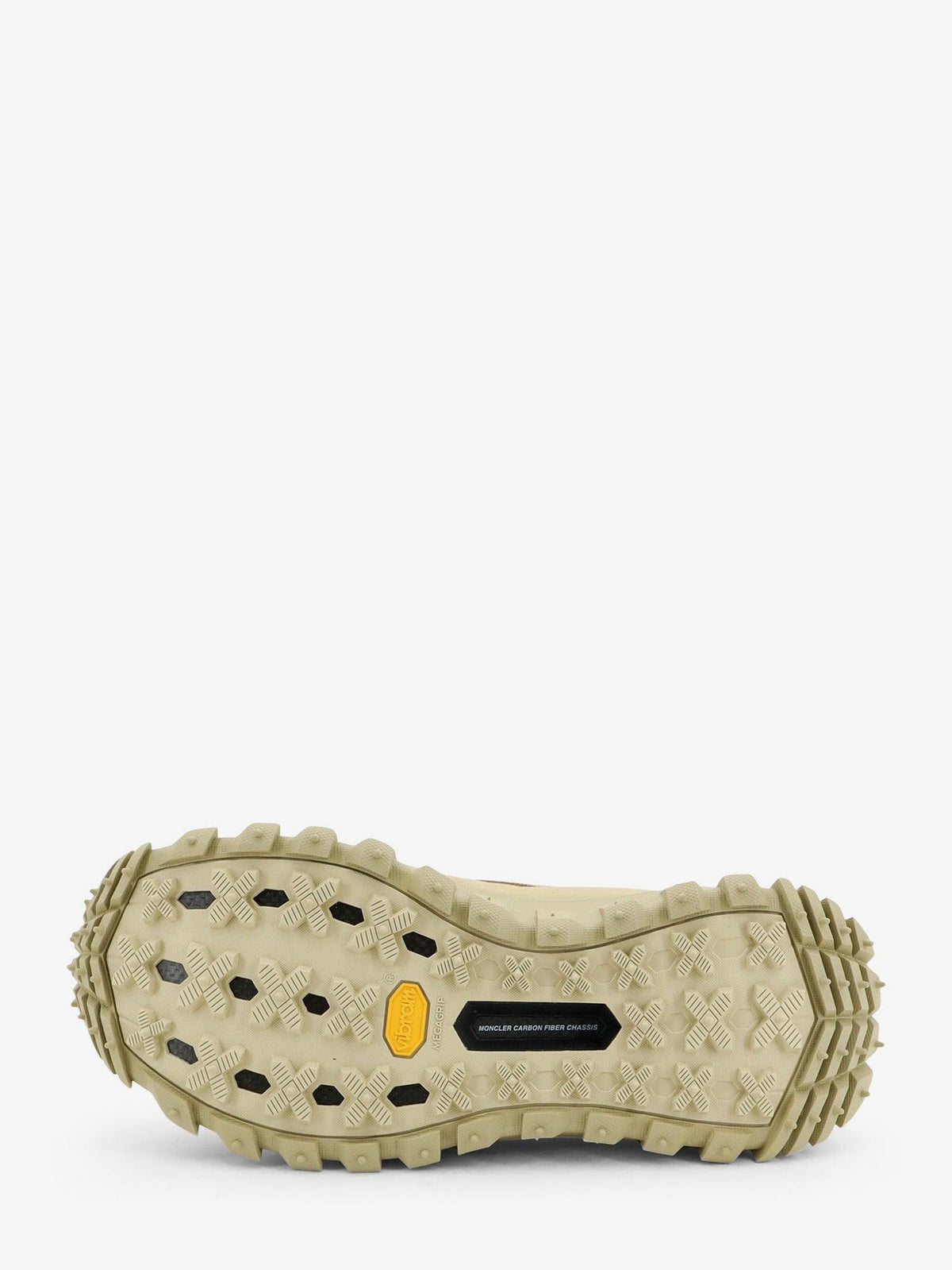 Moncler White Leather Low-Top Sneakers for Men