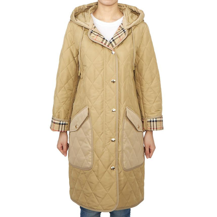 BURBERRY Quilted Down Puffer Coat Women ROXBY 8096352 A7026