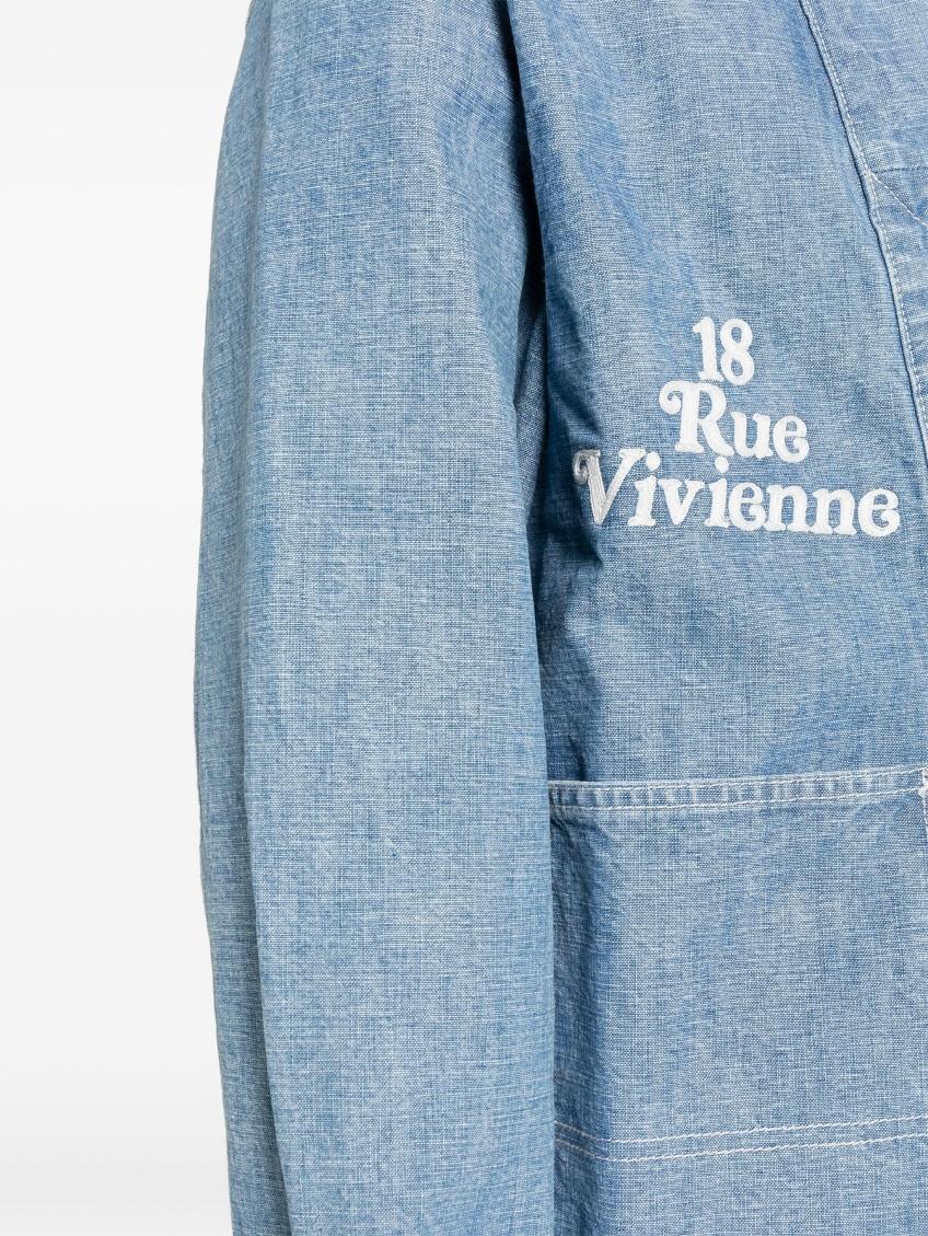 KENZO x Verdy Stone Bleach Blue Denim Kimono Jacket