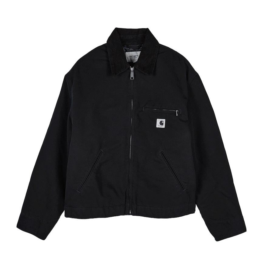 CARHARTT WIP Women OG Detroit Jacket Black Duck Canvas Jacket