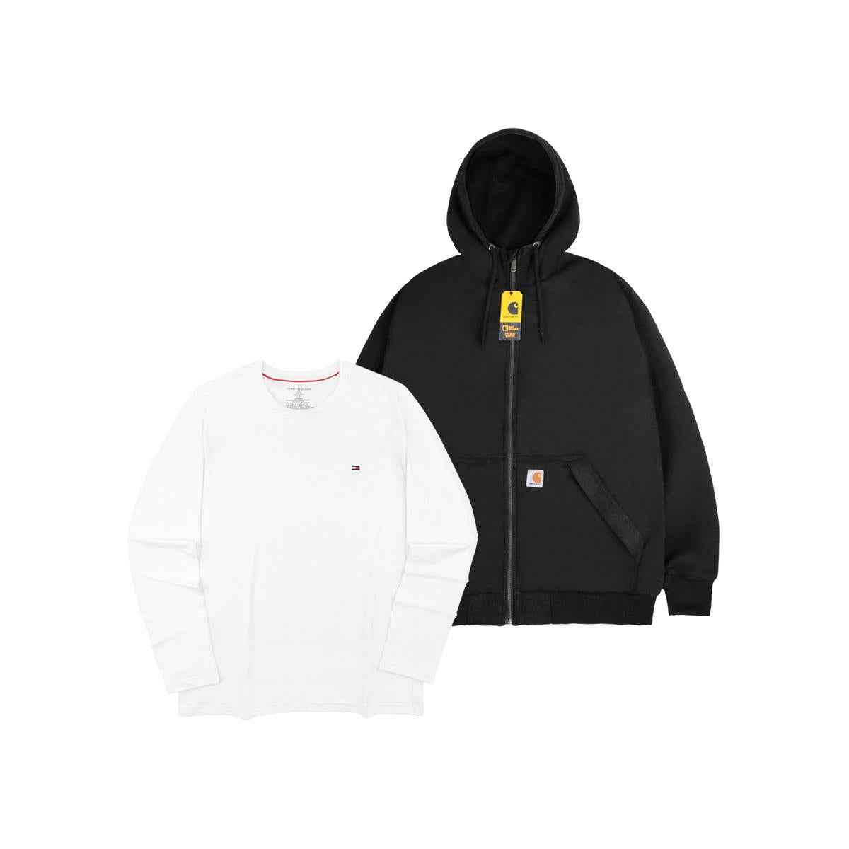 Carhartt Thermal Midweight Zip Hoodie Long Sleeve Logo Top Unisex