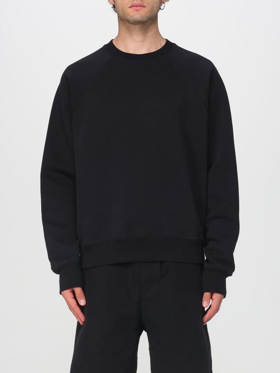 AMI Black Long Sleeve Sweatshirt