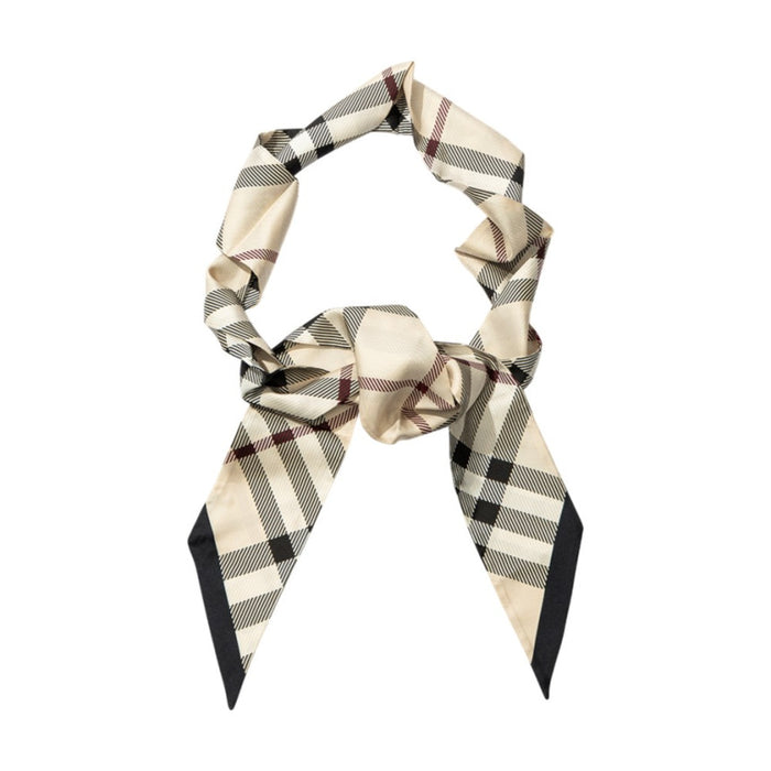 BURBERRY Check Silk Skinny Scarf 8095931
