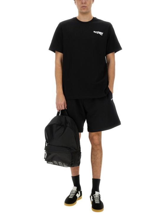 MSGM Short Sleeve T-Shirt for Men 3840MM10425709899 BLACK DOM