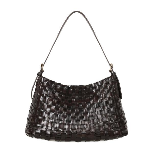 Dragon Diffusion Dark Brown Hobo Shoulder Bag Leather 8170 DARK BROWN
