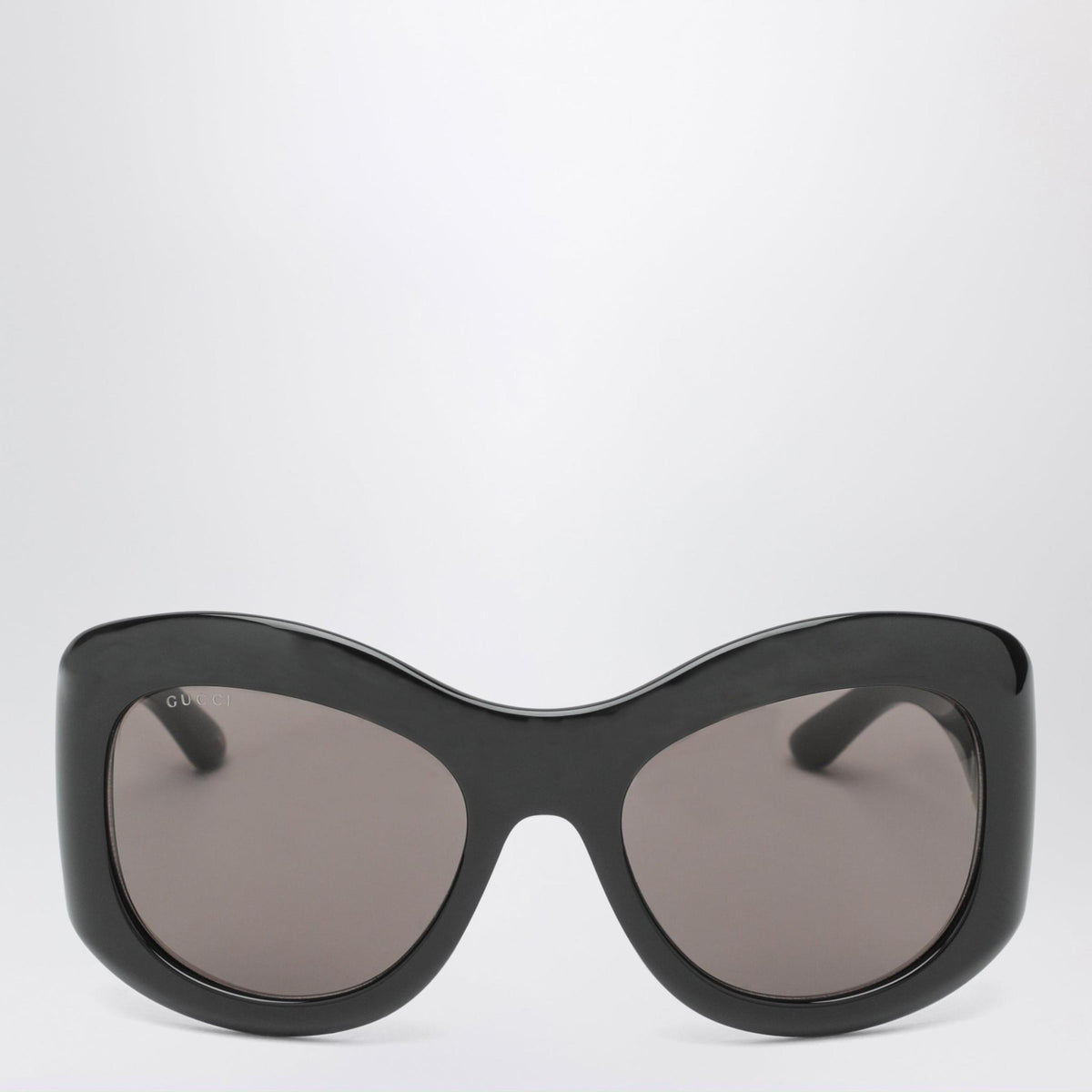GUCCI Black Acetate Cat Eye Sunglasses
