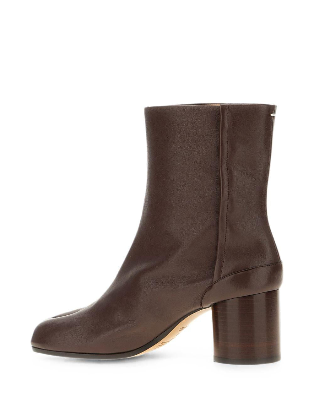 Maison Margiela Leather Ankle Boots Black Women’s Booties