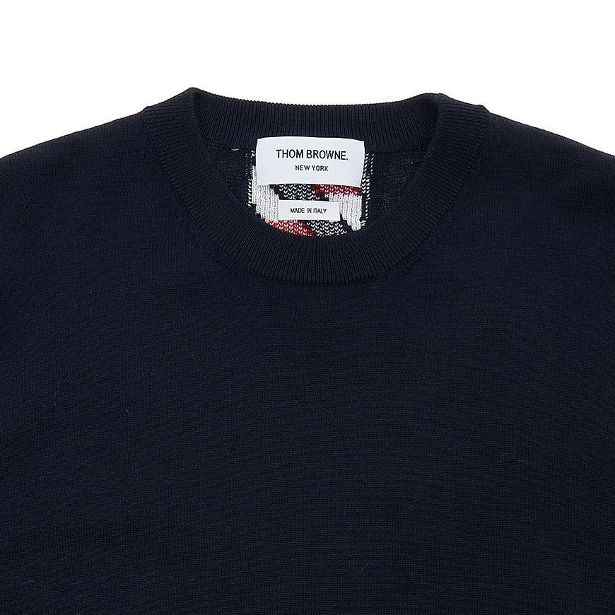 THOM BROWNE Men’s Lobster Wool Crewneck Sweater MKA430B Y1002 415