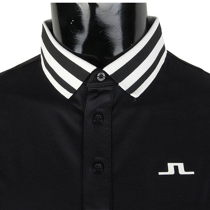 J LINDEBERG BEN Regular Fit Pique Polo Shirt Black Men’s