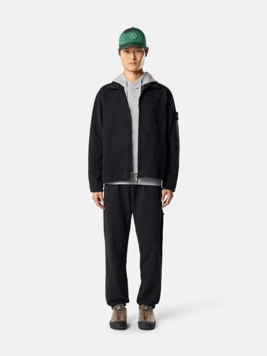 STONE ISLAND Dust Grey Melange Cotton Logo Hoodie Sweat L2S156100062 S0M51 V0M64