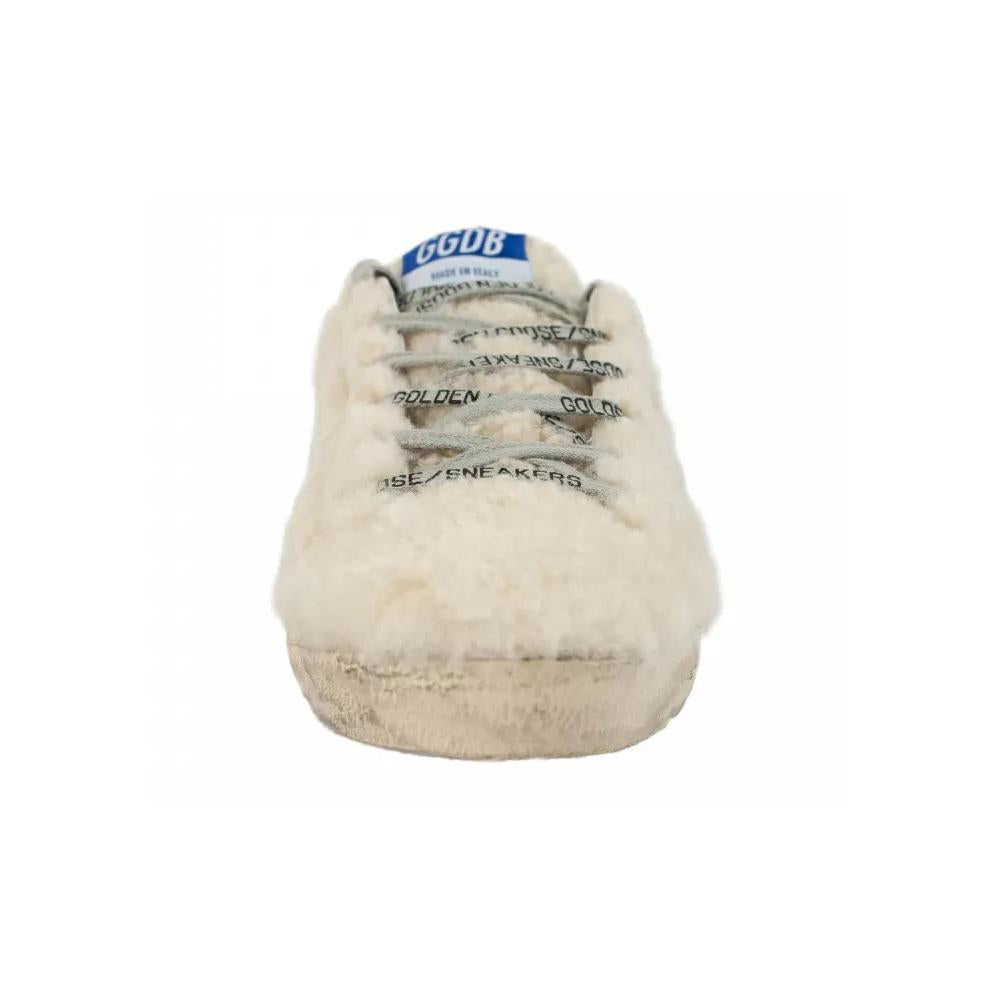 GOLDEN GOOSE Natural White Superstar Sabot Mule Low-Top Sneakers