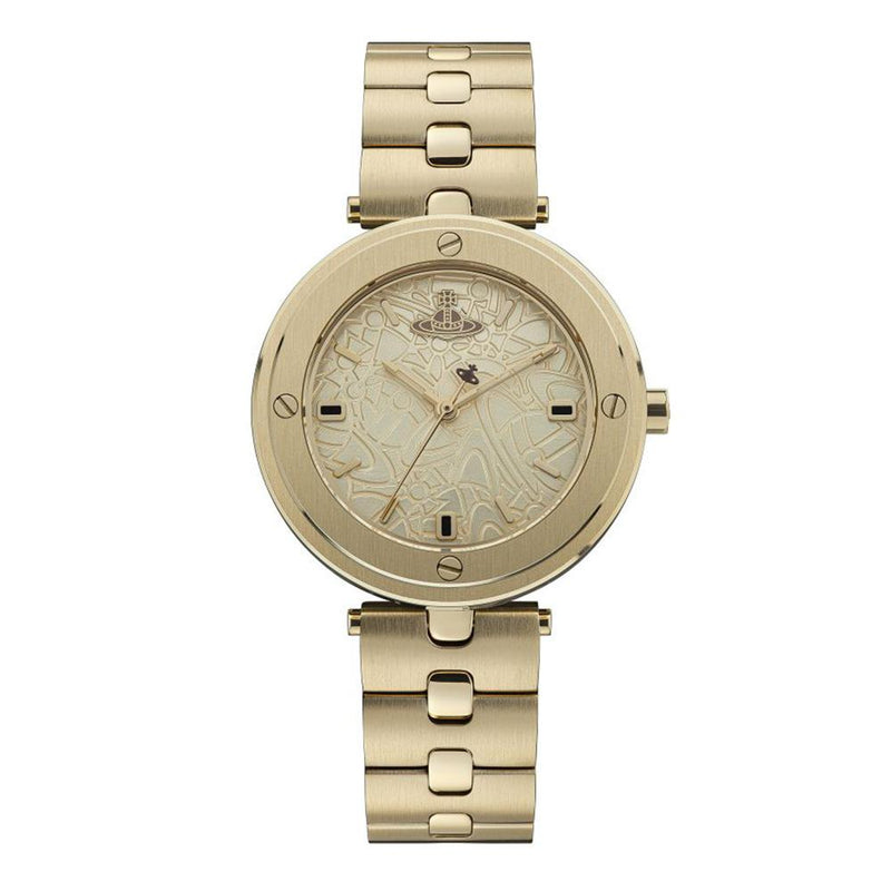 Vivienne Westwood Gold-Tone Metal Women's Watch VV287CPGD