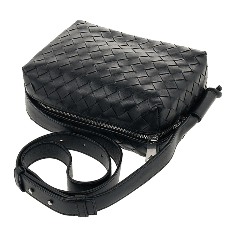 Bottega Veneta Intrecciato Loop Leather Crossbody Bag for Men