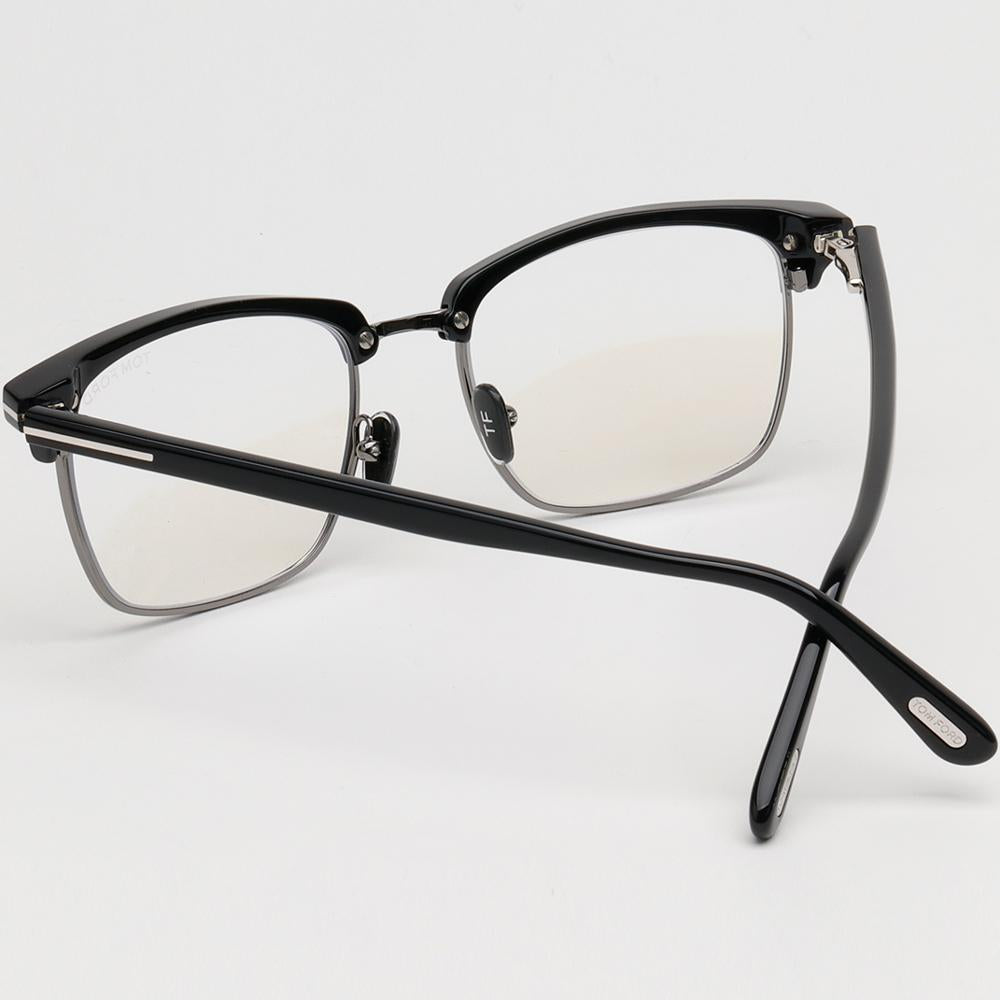 TOM FORD Blue Light Blocking Half-Rim Eyeglasses Unisex TF5801B 001