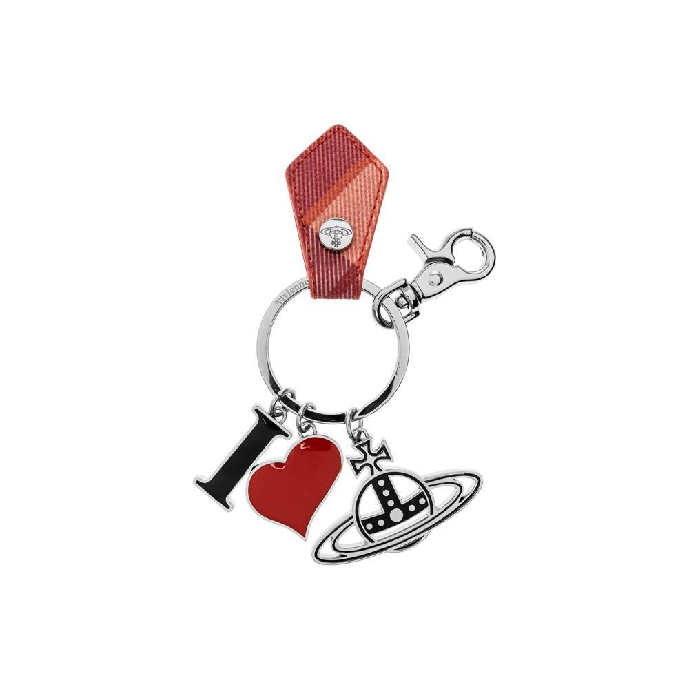 Vivienne Westwood I Love Orb Pink Keyring Accessory